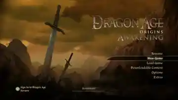 Dragon Age - Origins - Awakening (USA) (DLC) screen shot title